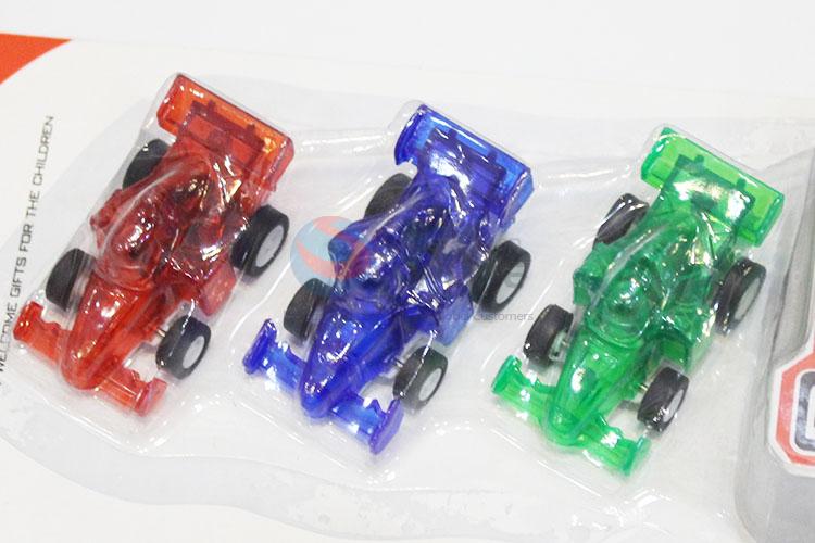 Latest Design Small Plastic Toy Car Pull-back Racing Car