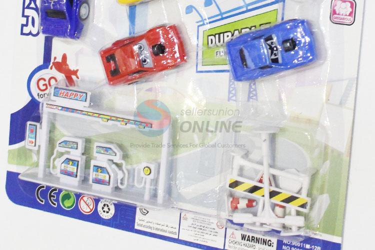 China Factory Plastic Toy Vehicle Pull Back Car and Plane Toy