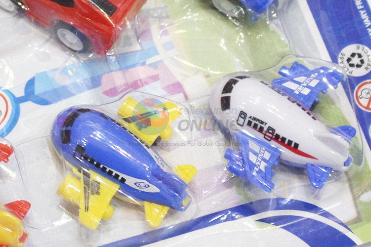 Factory Direct Colorful Plastic Pull Back Mini Toy Car and Plane