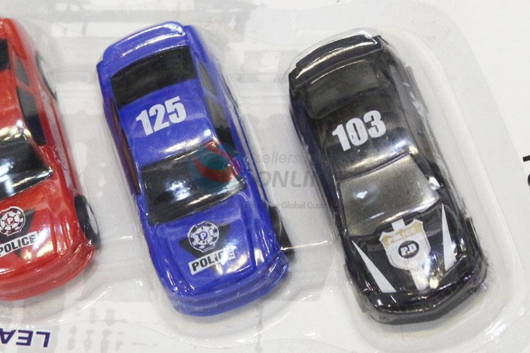 Fashion Style Small Plastic Toy Car Pull-back Police Car