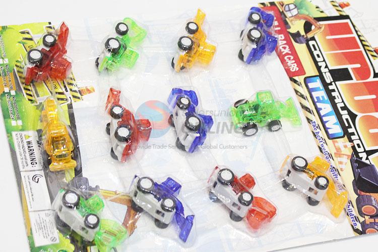 Cheap Price Plastic Urban Construction Team Pull Bacck Toy Vehicle