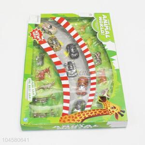 Popular Promotion Pull Back Toy Vehicle Kids Plastic Toy Car and Animals