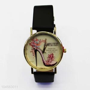 Direct price flower printing wrist watch