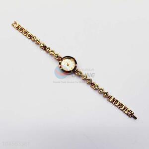 Good quality gold alloy watch for women