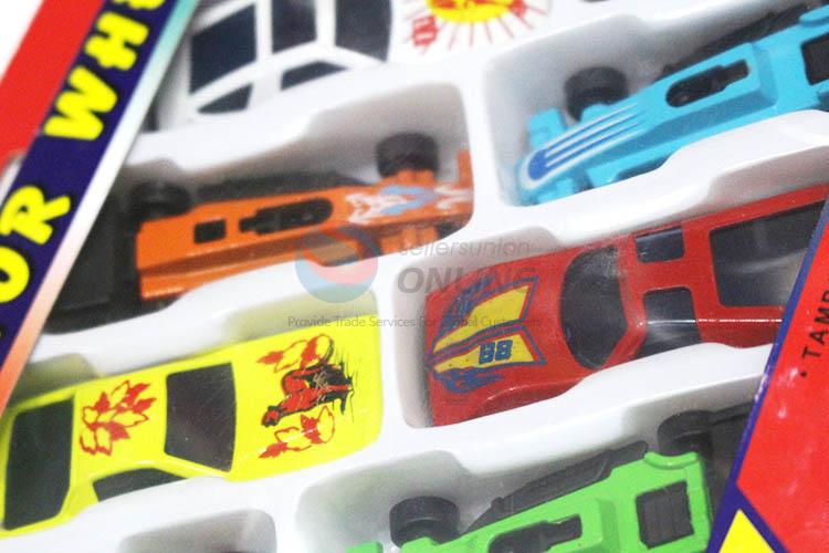 Newest Colorful Sports Car Equation Vehicle 10 Pieces Toy Set