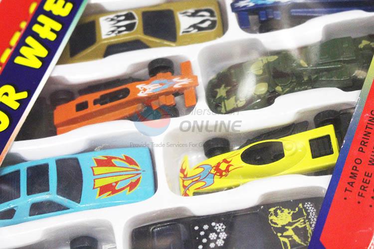 Latest Sports Car Equation Vehicle Plane 10 Pieces Model Toy Set