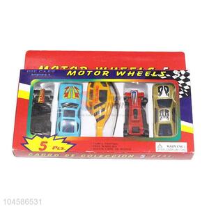 New Arrival Sports Car Equation Vehicle Plane 5 Pieces Toy Set