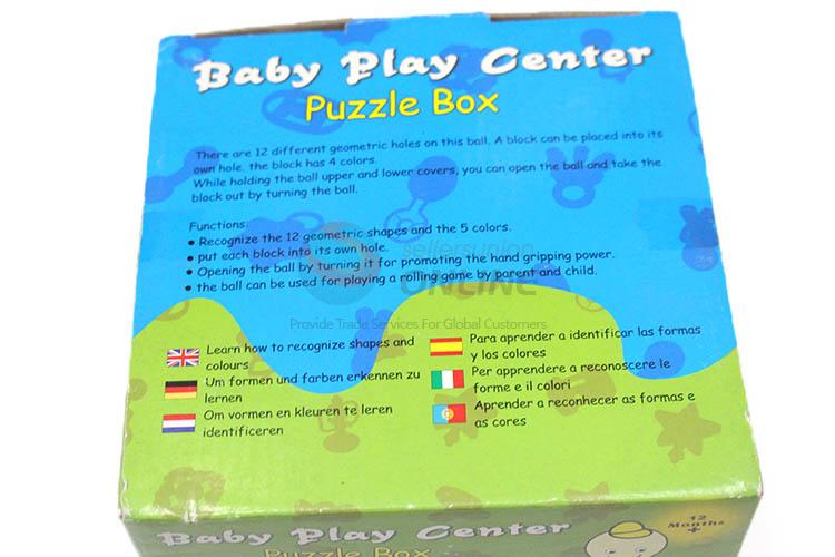 Wholesale Educational Colorful Puzzle Box For Baby