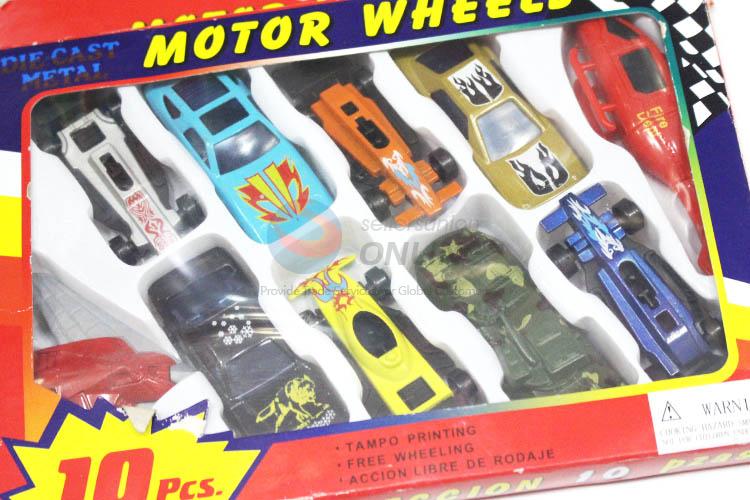 Latest Sports Car Equation Vehicle Plane 10 Pieces Model Toy Set