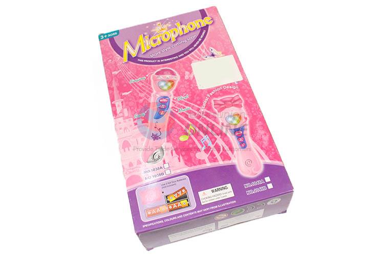 Cartoon Plastic Simulation Electric Microphone For Children