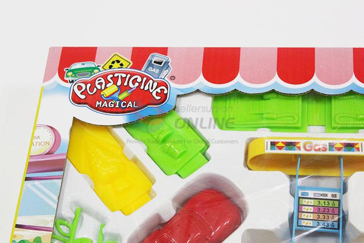 Traffic Set Design Kids Plasticine Toy