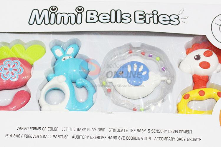 Great Cheap New Style Plastic Fun Baby Rattle Toys in Display Box