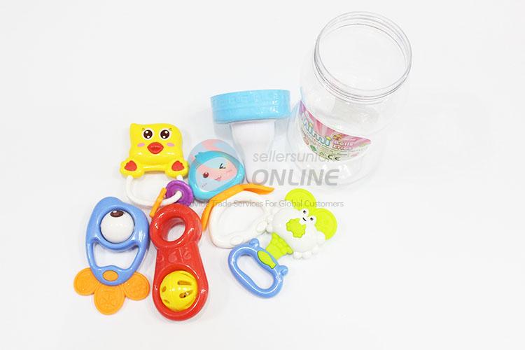 Hot-Selling Plastic Fun Baby Rattle Toys in Big Feeding-bottle