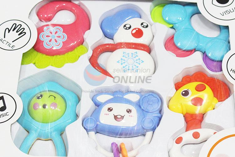 Exquisite Wholesale Plastic Fun Baby Rattle Toys in Display Box