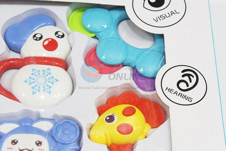 Exquisite Wholesale Plastic Fun Baby Rattle Toys in Display Box