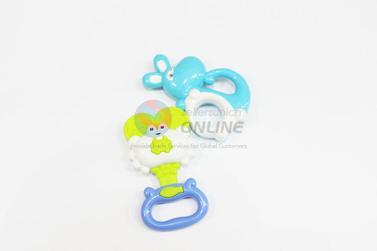 Lovely Design Plastic Fun Baby Rattle Toys in Big Feeding-bottle