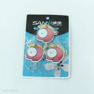 New arrival plastic cartoon metal sticky hook,5.2*7cm