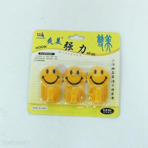 Hot sale smile face sticky hook