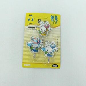 Factory price cartoon plastic sticky hook