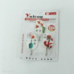 High Quality 3 Pieces Sticky Hook Cute Wall Hook