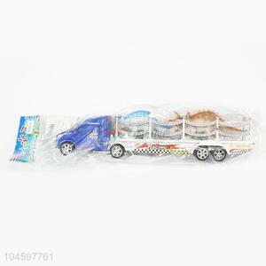 Hot Sales New StylePlastic Inertial Truck Model Vehicle Toys with Dinosaur