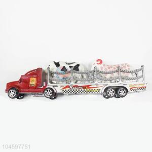 Utility and Durable Cartoon Plastic Inertial Truck Model Vehicle Toys with Sheep