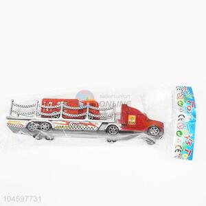 New Style Plastic Inertial Truck Model Vehicle Toys with Fire Fighting Truck