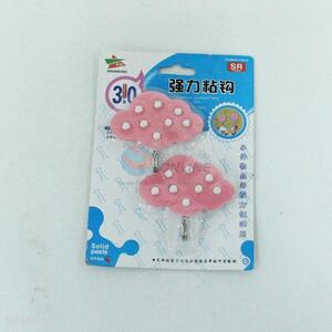 Lovely Design Plastic Sticky Hook Fashion Wall Hook