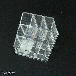 Good quality multi-grid transparent cosmetic box