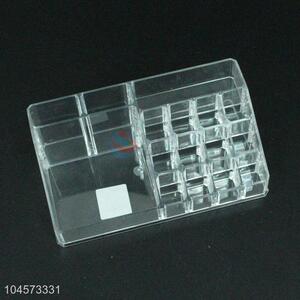 Good quality multi-grid transparent cosmetic box