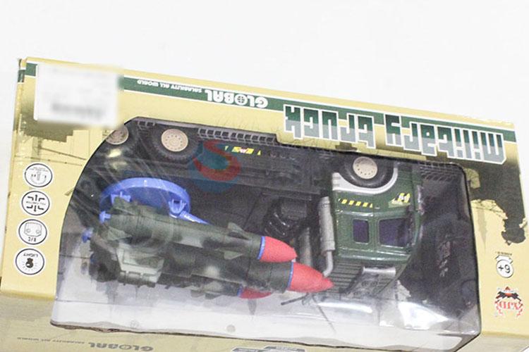 Eco-friendly Four-channel Remote Control Military Truck Kids Toy Car with Light