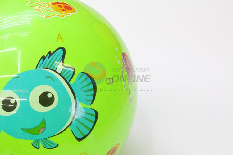 Hot Selling Green Fish Printing PVC BAll