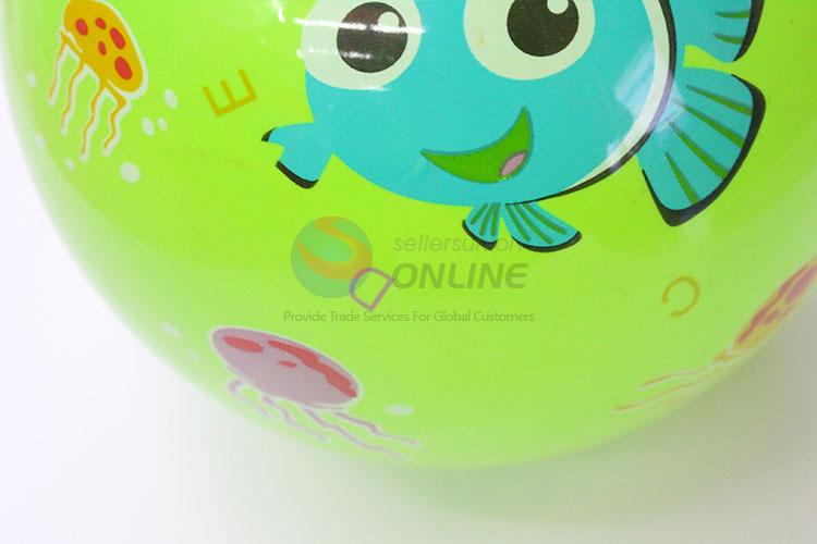 Hot Selling Green Fish Printing PVC BAll