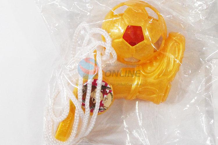 Wholesale Top Quality Plastic Toy Football Bell Whistle