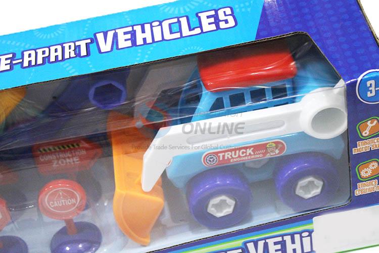 New Arrival Take-Apart Vehicle Set Cartoon DIY Toy Car Set