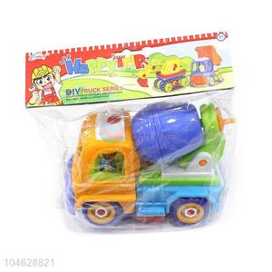 Cartoon Design Demountable Toy Car Plastic Mixer Truck