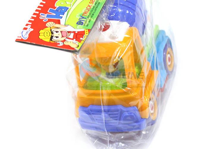 Cartoon Design Demountable Toy Car Plastic Mixer Truck