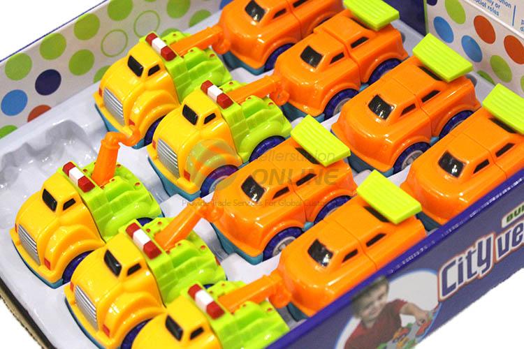 Wholesale Compages Vehicle Set Plastic Cartoon Toy Car