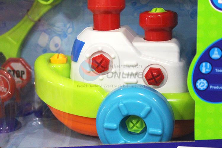 Hot Sale Plastic Take-Apart Vehicle Cartoon Ship