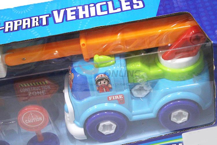 Cartoon Design Fire Fighting Truck Demountable Toy Car