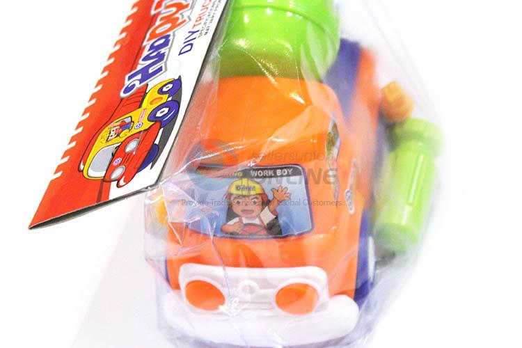 Good Sale Cartoon Mixer Truck Children DIY Toy Car