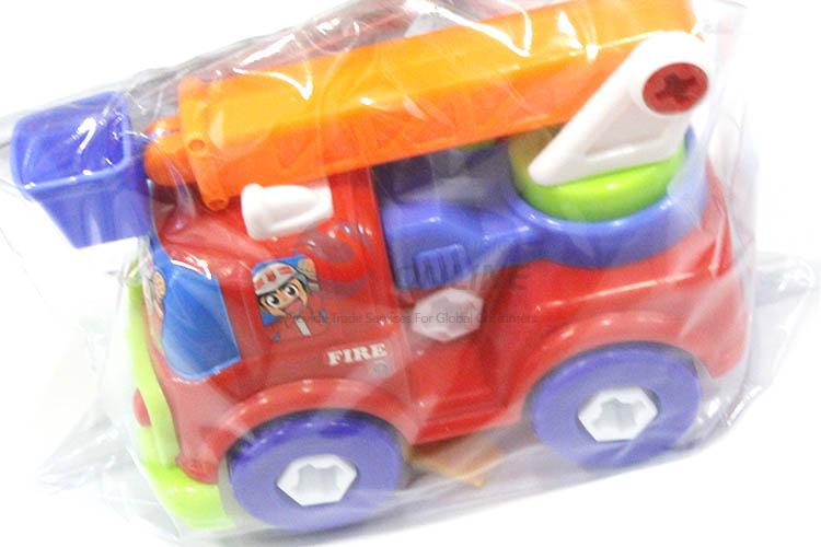 Best Selling Plastic Fire Fighting Truck Best Disassembly And Assembly Toys