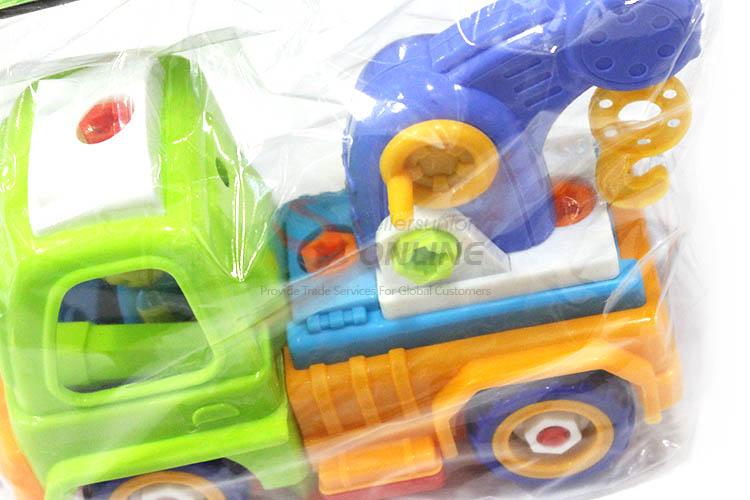 Best Quality Plastic DIY Truck Cartoon Crane Toy Car