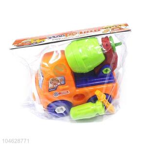 Good Sale Cartoon Mixer Truck Children DIY Toy Car