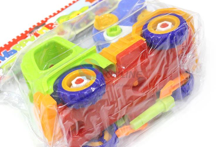 Best Quality Plastic DIY Truck Cartoon Crane Toy Car