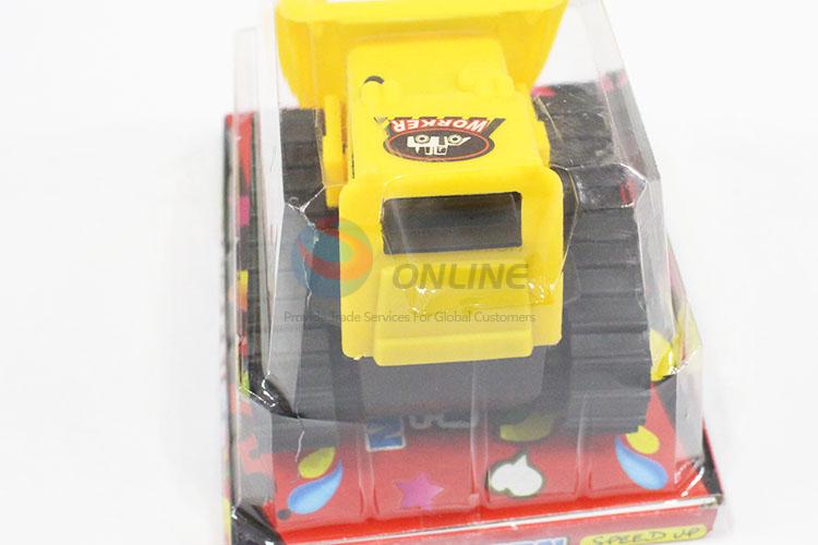 New Style Yellow Color 17cm Inertial Machineshop Car Toys