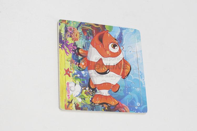 Competitive Price Wooden Goldfish Puzzles Set