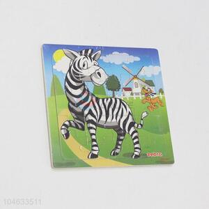 Hot Sale Wooden Zebra Puzzles Set