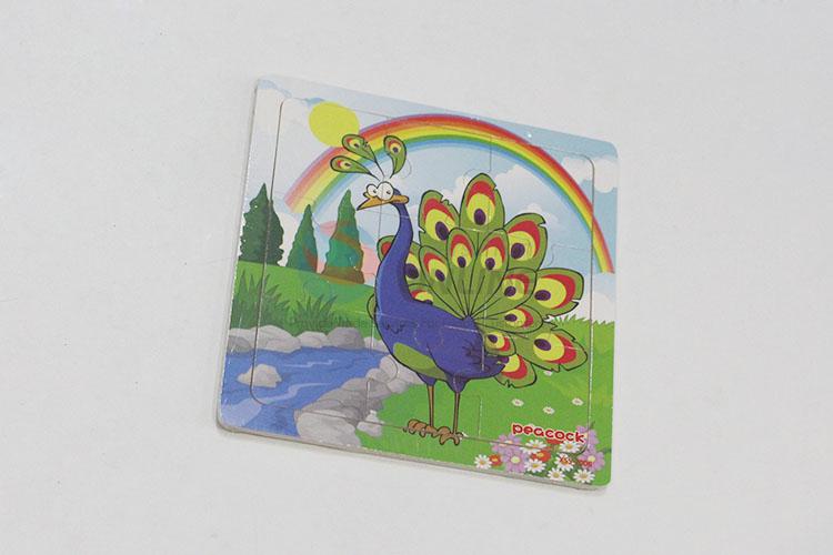 Good Quality Wooden Peacock Puzzles Set