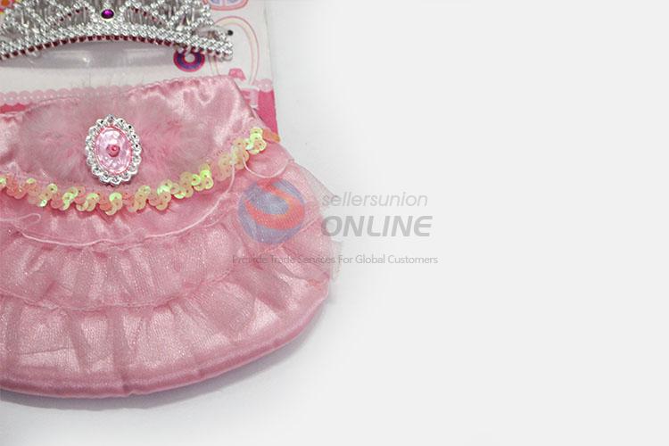 Best Selling Party Beautiful Crown Toys with Bag for Girl